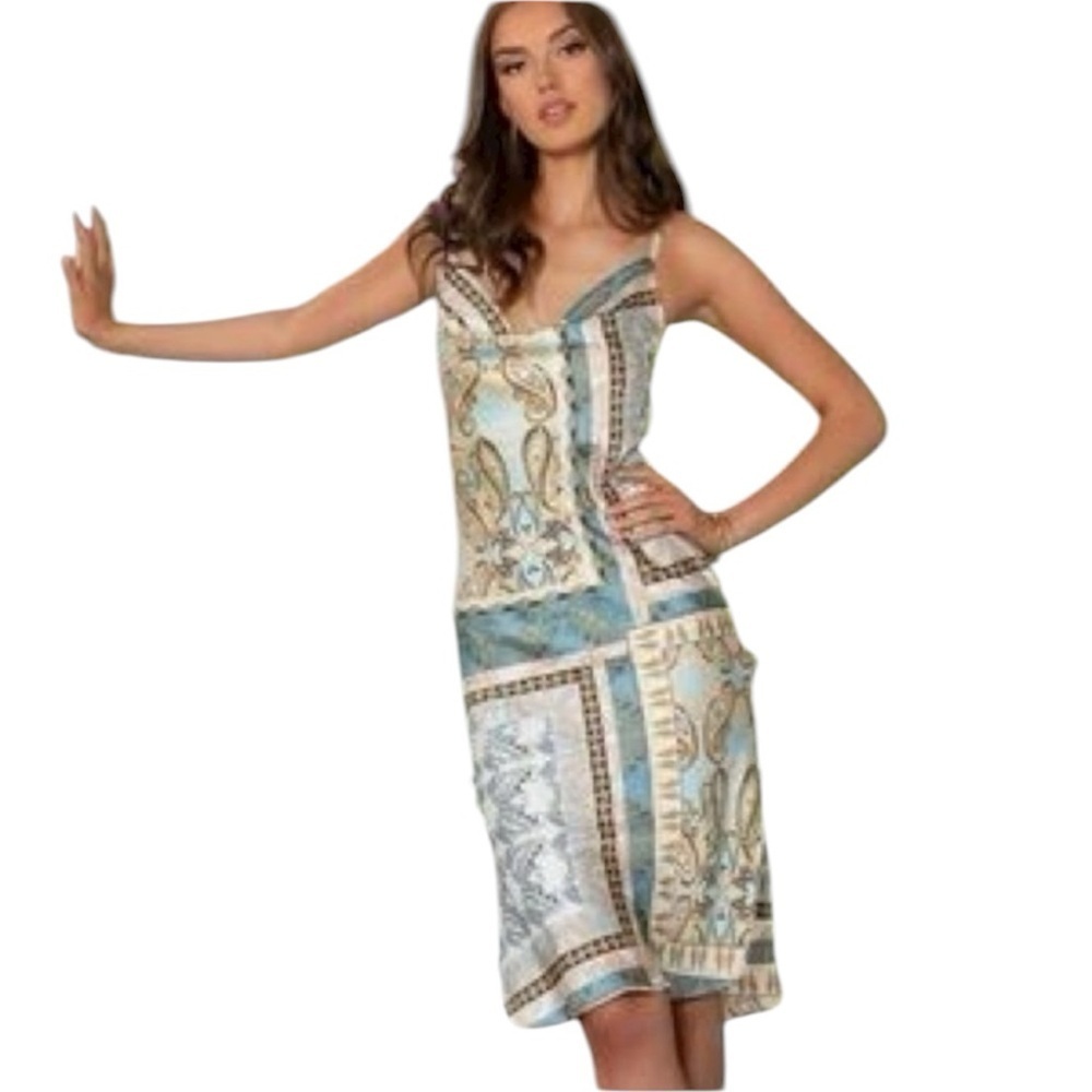 🆕 BISHOP + YOUNG Paisley Print Dress Size XS
